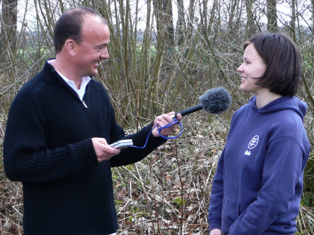 Frank Hajasch von der NDR1 Welle Nord im Interview mit Nele Lendt