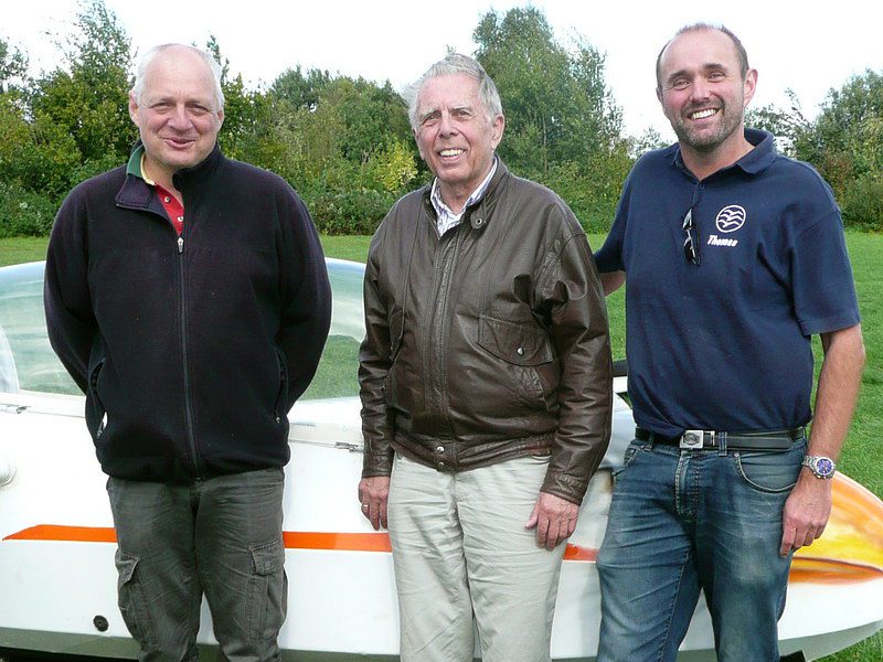 2008-09-13_pruefung_uwe_thomas_01 Uwe Richter, Klaus Hahn und Thomas Böttcher