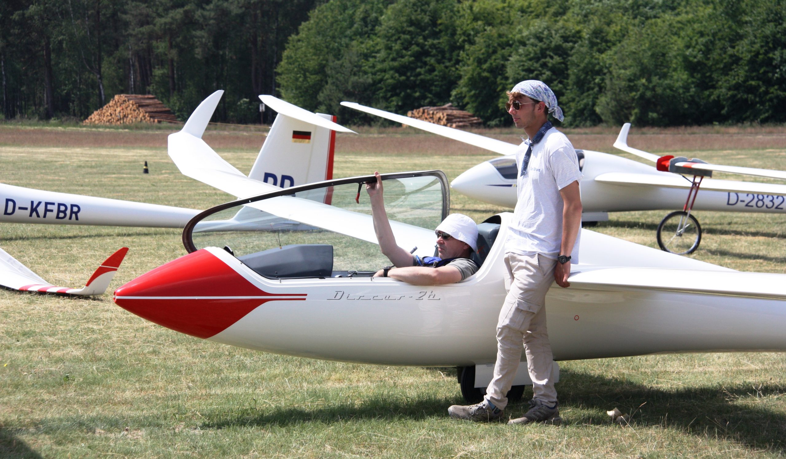 "RO" mit Pilot Dag am Start
